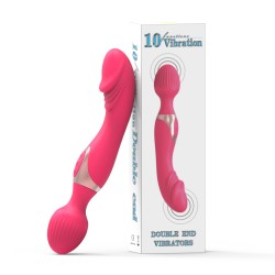 magic wand double penetration dildo